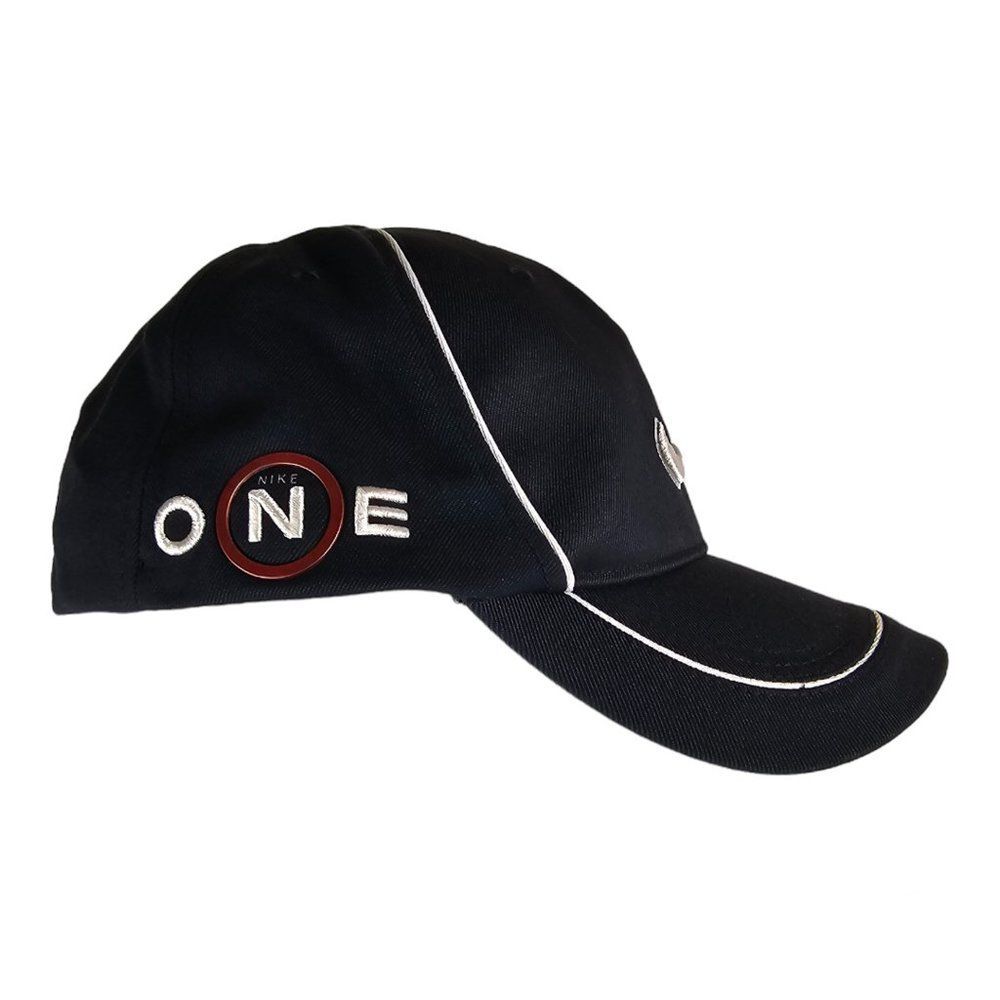 Nike Golf Nike One VR Flex Fit Center Swoosh Black Cap #56323 Size L
